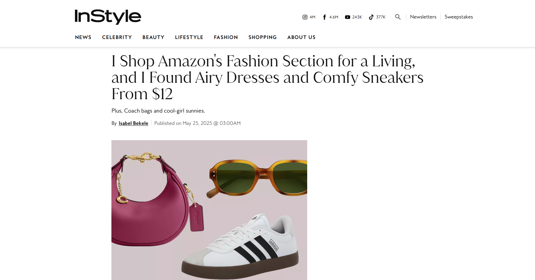 InStyle - Fashion Section for a Living