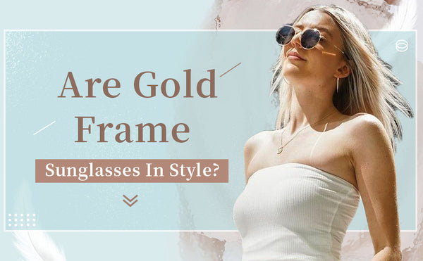 gold frame sunglasses