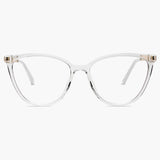 SOJOS Cat Eye Transparent Glasses 