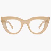 SOJOS Cat Eye Clear Brown Eyeglasses